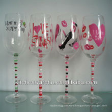 haonai mouth blown products,halloween wine glasses